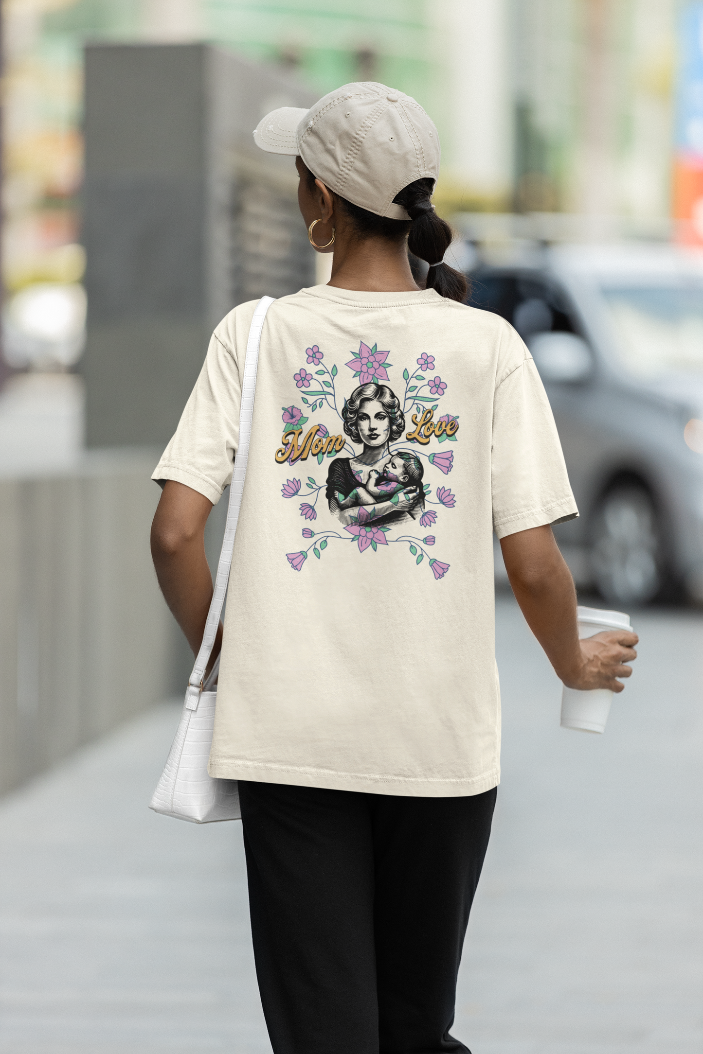 Mom Love Style Vintage Retro Mother's Day Shirt  Perfect Gift for Moms